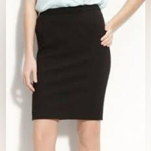 DvF Diane Von Furstenberg Black Stretch Pencil Skirt Size 12